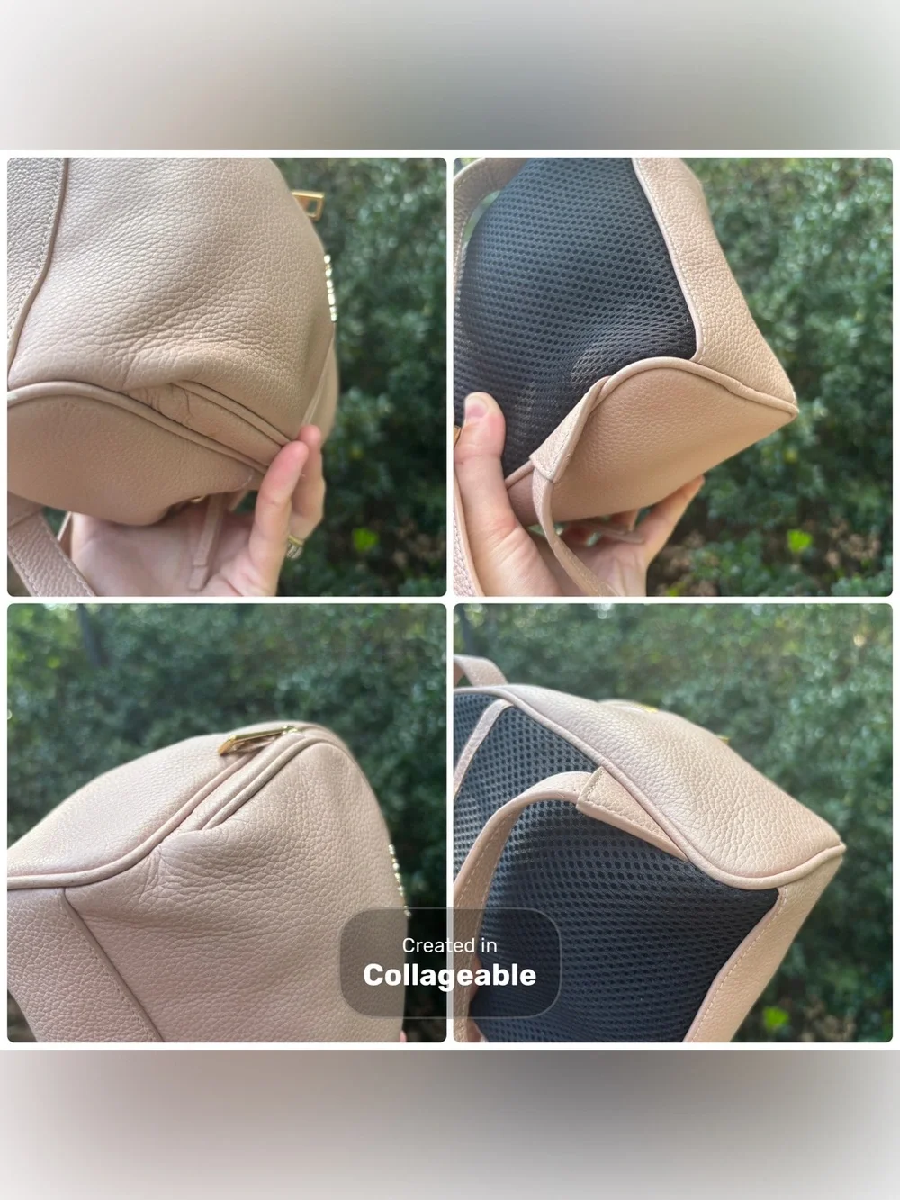 Furla Pebbled Leather Mini Backpack